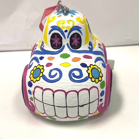 Disney Parks Cars Land Day of the Dead Sugar Skull Ornament - Picture 1 of 2